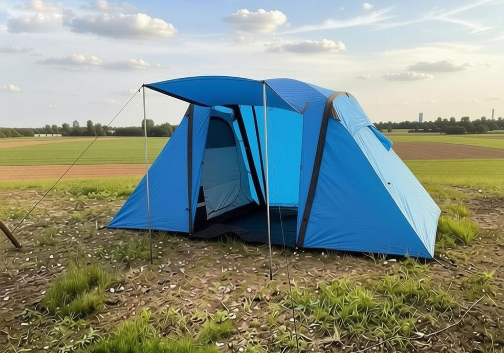 Tenda gonfiabile pop-up impermeabile per 4 persone