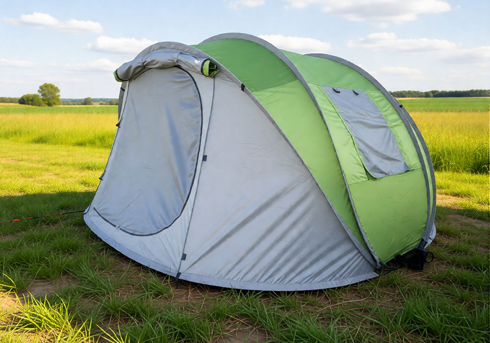 Tenda impermeabile automatica a forma di barca per 4 persone