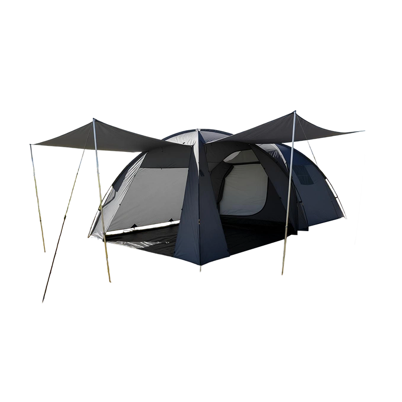 Tenda da campeggio impermeabile a doppio strato per famiglie da 5-6 persone