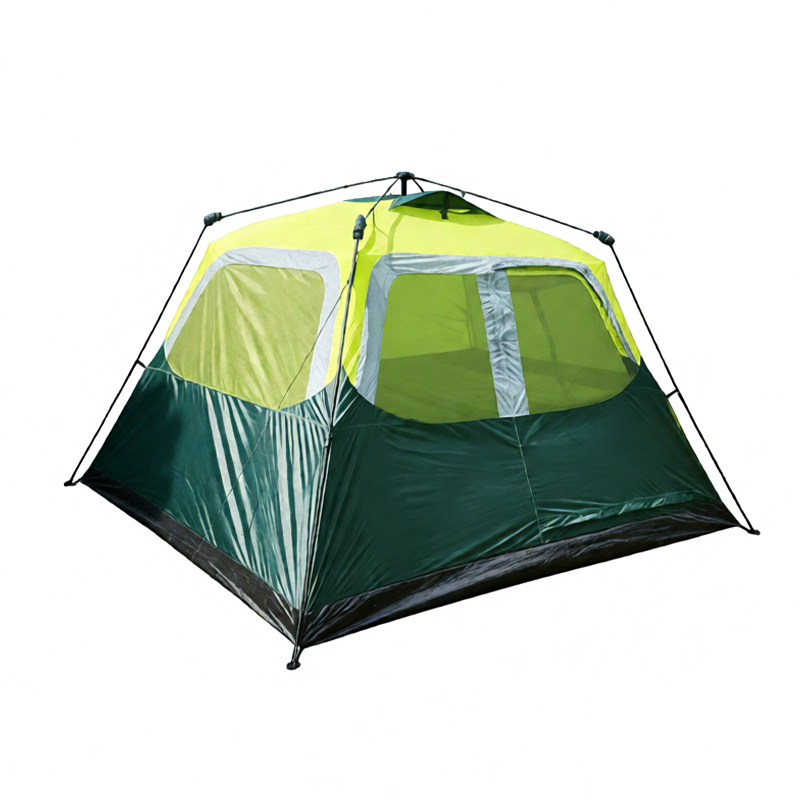 Tenda da campeggio automatica per 4-8 persone con finestre in rete