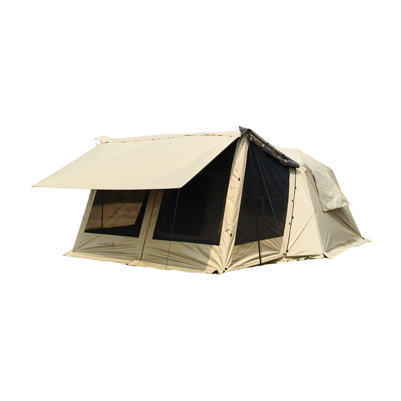 Tenda da campeggio stile colmo per 6-13 persone con pali automatici