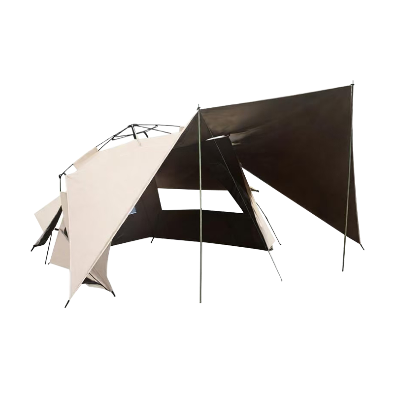 Tenda da spiaggia con tettoia